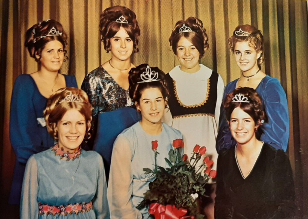 Port Angeles High School homecoming royalty 1970