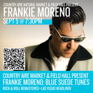 Frankie Moreno Port Angeles Rock Concert Field Hall