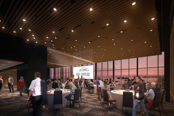 interior event space rendering